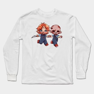 DBD Chucky and Victor! Together at last! Long Sleeve T-Shirt